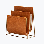 Leather Magazine Holder